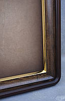 Кіот для ікони з округленими кутами з золоченим скосом, фото 7