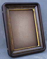 Кіот для ікони з округленими кутами з золоченим скосом, фото 6