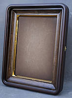 Кіот для ікони з округленими кутами з золоченим скосом, фото 9