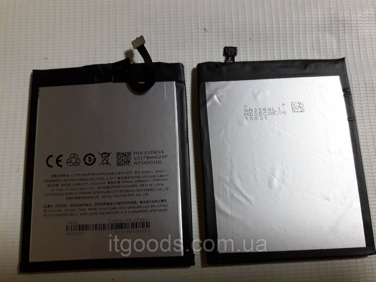 Оригинальный аккумулятор (АКБ, батарея) BA621 для Meizu M5 Note 4000mAh - фото 1 - id-p667892094