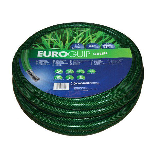 Шланг садовий Tecnotubi Euro Guip Green для поливання діаметр 5/8 дюйма, довжина 50 м (EGG 5/8 50), фото 1