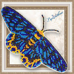 Метелик із бісеру вишивка на пластиковій основі Dysphania numana (BGP070)