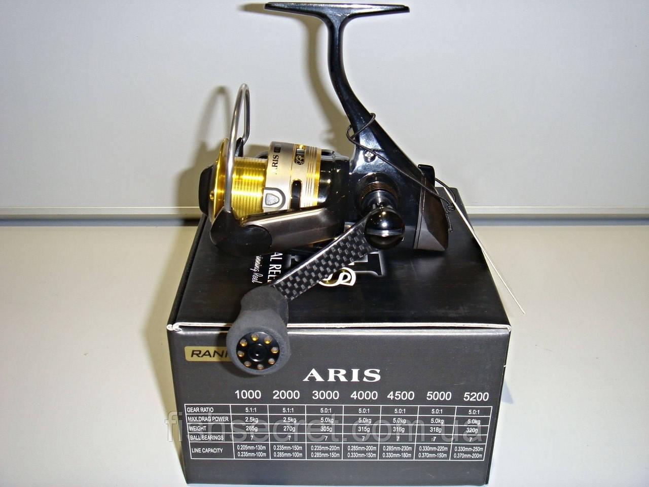 Котушка RYOBI ARIS (metall)4000 7+1 із запасною ручкою