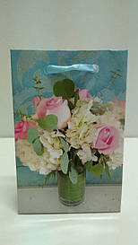 Пакет паперовий подарунковийМІНІ 8*12*3.5 арт52 (12 шт.)