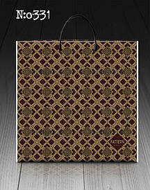 Пакет-сумка 40х45 з пластиковою ручкою "Паттерн"331 (10 шт)