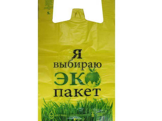 Пакет майка поліетиленова (тип FA) 30*55 Екопакет ''Комсерв'' (100 шт.), фото 1