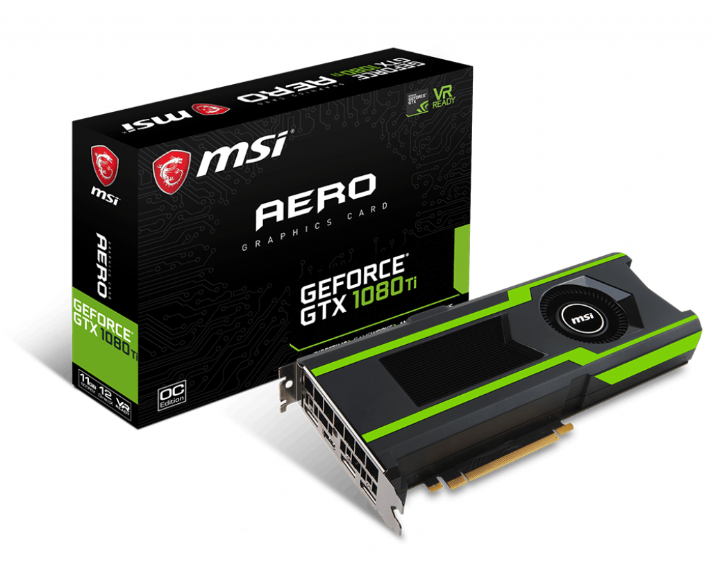 Відеокарта MSI GeForce GTX 1080 Ti AERO OC (GTX 1080 Ti AERO 11G OC)