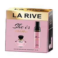Подарочный набор La Rive "She is mine" (туалетная вода + парфюмированный дезодорант)
