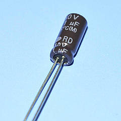 Конденсатор електролітичний 1.0мкФ 50В Samwha 105*С RD 5*11