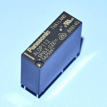Реле 12V 1група ALDP112 (5A 250VAC) 4pin off-on, Panasonic