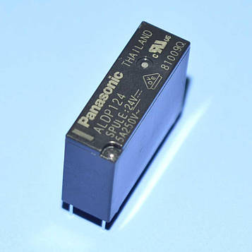 Реле 24V 1група ALDP124 (5A 250VAC) 4pin off-on, Panasonic