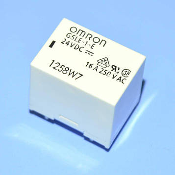 Реле 24V 1група G5LE-1-E-24 (16А 240V) 5pin on-on, Omron