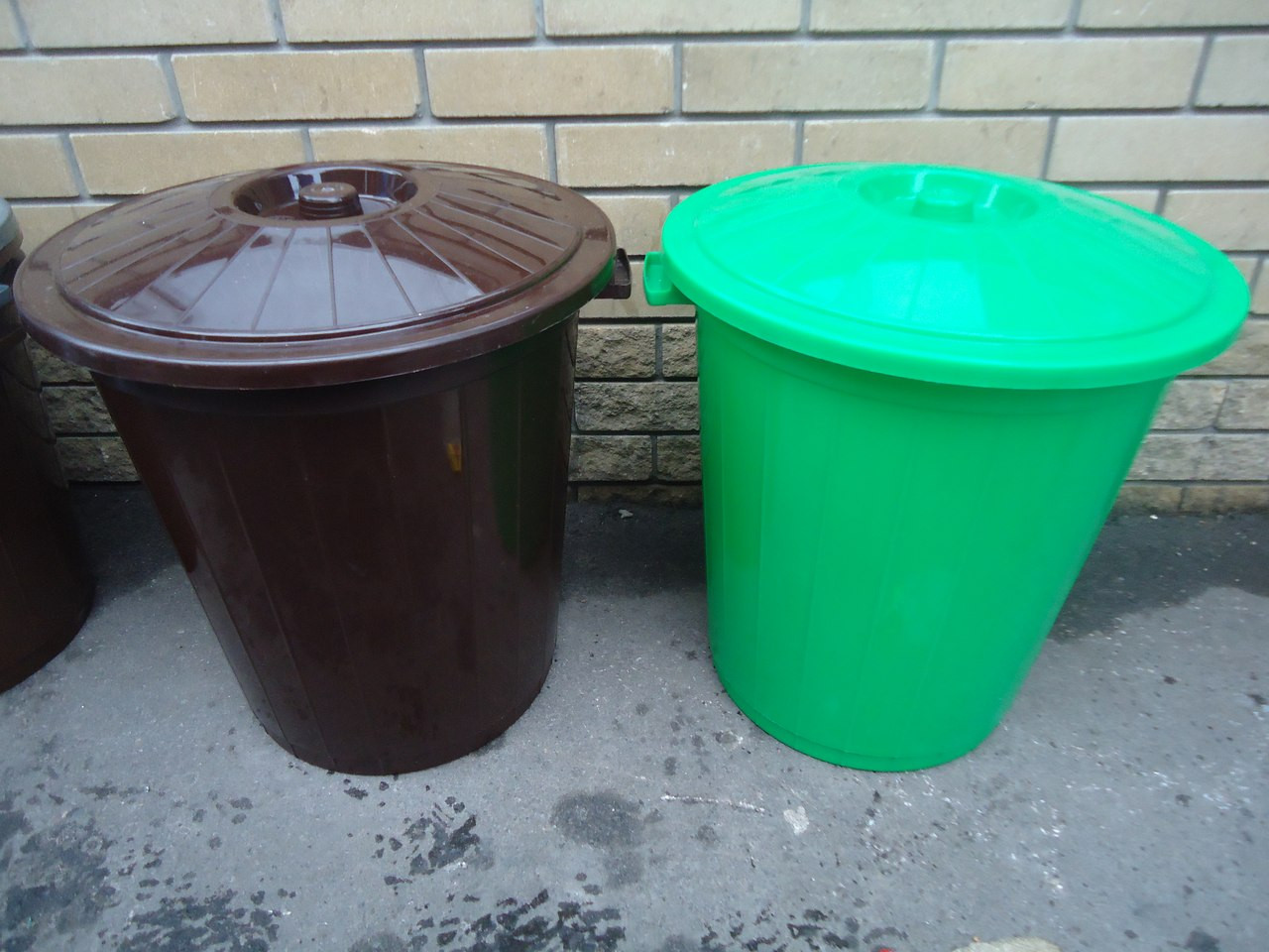 Бак пластиковий із кришкою харчовий 45 літрів, фото 1