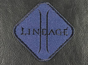 Нашивка Lineage колір темно-синій 80х80 мм