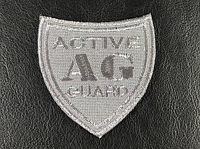 Нашивка Active Guard колір сірий 55х60 мм