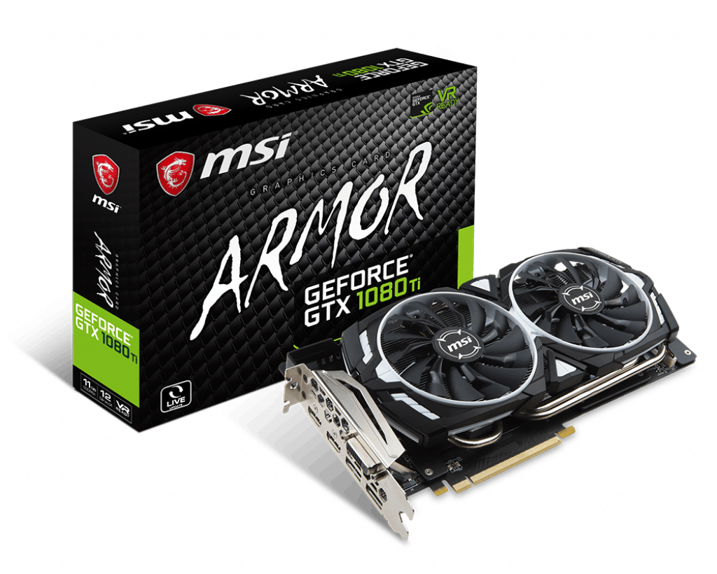 Відеокарта MSI GeForce GTX 1080 Ti Armor (GTX 1080 Ti ARMOR 11G)