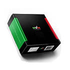 Ручки дверні mvm Z-1355 BN/SBN "RAY" темний нікель/латунь, фото 2