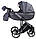 Дитяча коляска 2 в 1 Adamex Chantal Polar (Graphite), фото 3