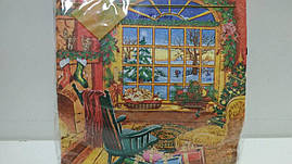 Новогодняя салфетка (ЗЗхЗЗ, 20шт) LuxyНГ Рождественская атмосфера(1241) (1 пач), фото 2