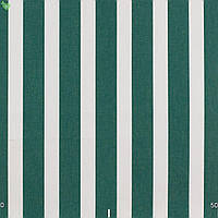 Ткань дралон уличная ткань для штор шезлонгов маркиз зонтов чехлов зеленая и белая полоска