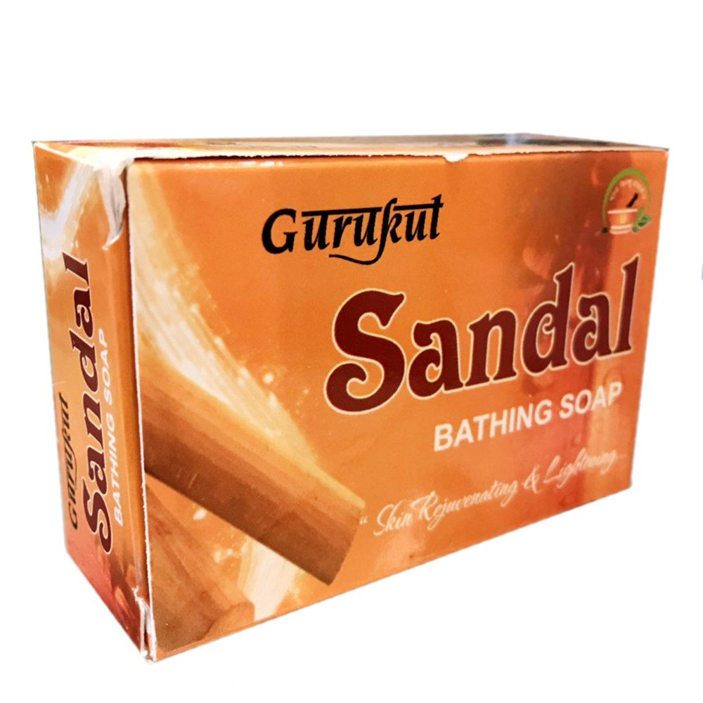 Сандалове мило Аюрведа Gurukut Sandal, 90 грамів, фото 1