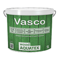Лак для дерева Vasco Wood Aquatex, 9 л