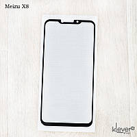 Захисне скло для Meizu X8, Full Cover, black silk