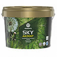 Фарба з високою покривістістю для стель Eskaro Akzent SKY (Эскаро Акзент Скай) 9 л., фото 2