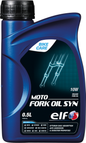 Вилочна олива 10 W для мотоцикла ELF MOTO FORK OIL SYN 10W / 0.5літра, фото 1