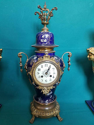 Годинник кабінетні Лімож Франція 1-я підлога.ХХ століття, фото 1