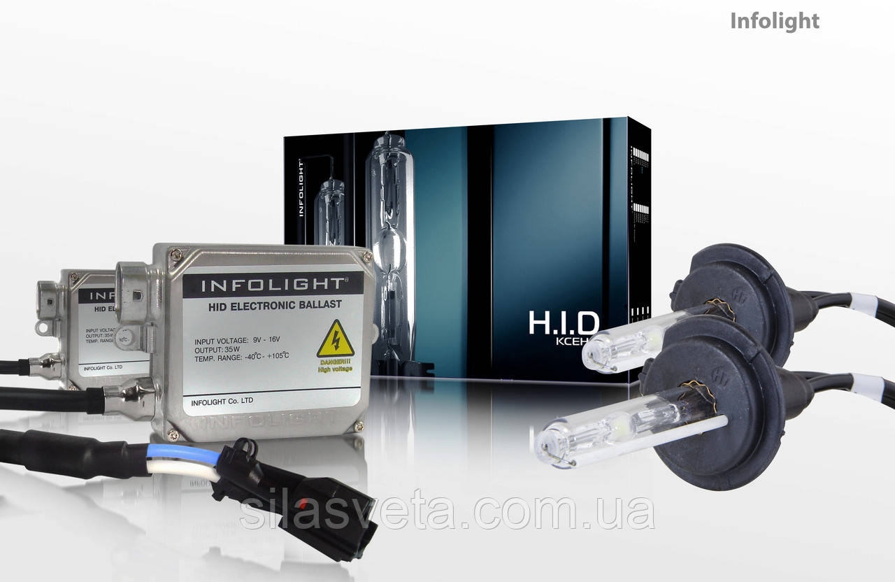 Комплект ксенонового світла "INFOLIGHT" (H7) (6000 K)(12V)(35W)(AC)