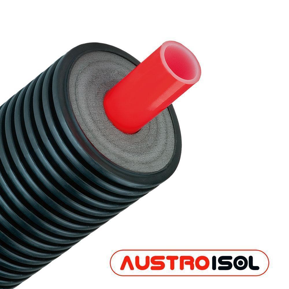 Гнучка передізольована труба AustroiSOL PE-Xa 200/1x110x10.0 мм, фото 1