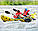 Човен надувна байдарка каяк Intex 68307 EXPLORER-K2 KAYAK, 312-91-51 см, двомісна, насос, весла, фото 5