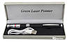 Акумуляторна зелена лазерна указка, лазер Laser Green Pointer 03-3 USB (1 насадка), фото 4