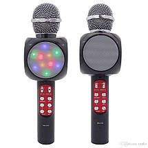 Мікрофон караоке портативний Bluetooth 2 в 1 WS-1816 5W, фото 2