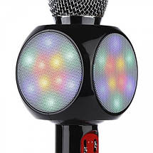 Мікрофон караоке портативний Bluetooth 2 в 1 WS-1816 5W, фото 3