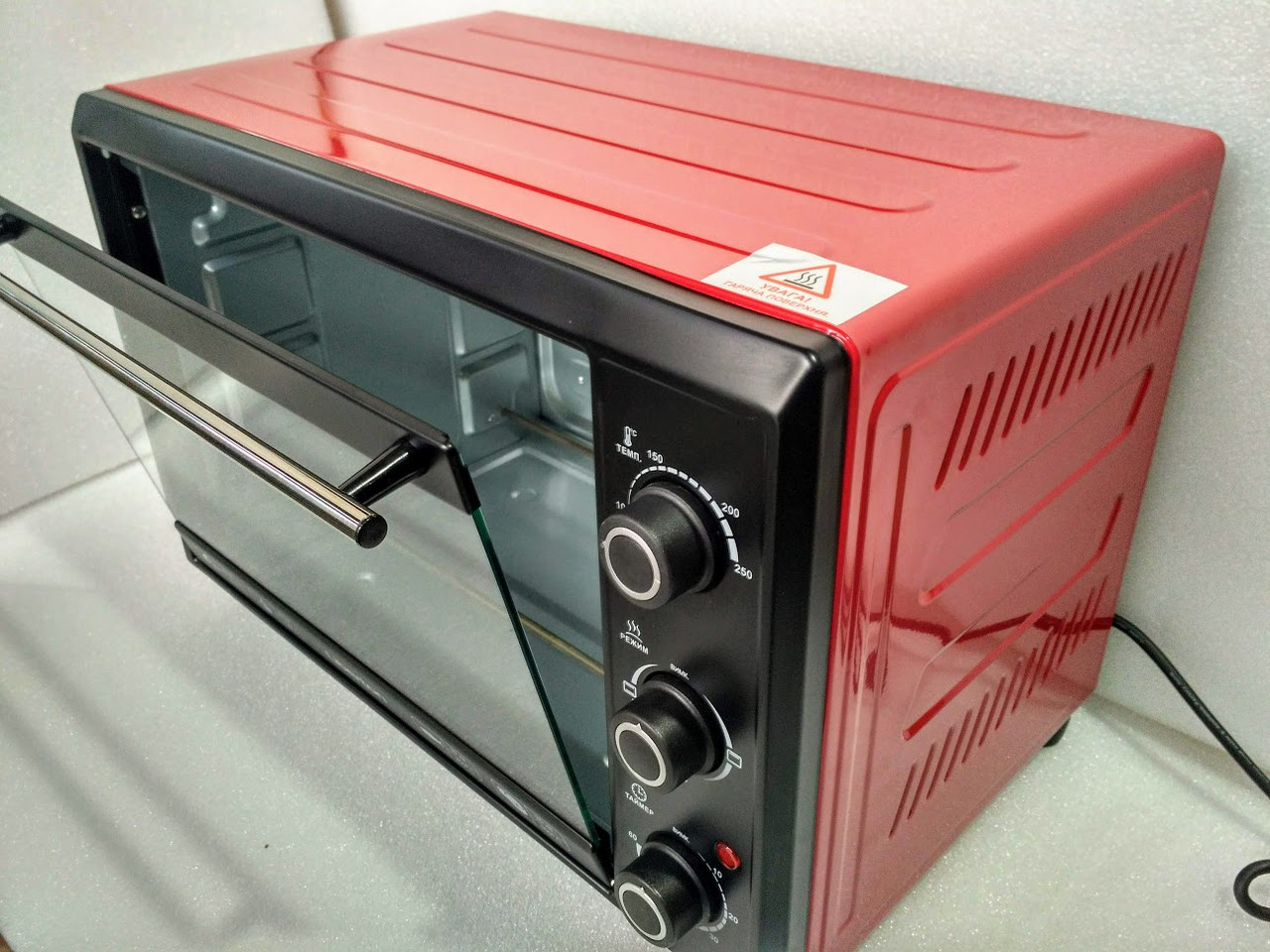 Електропіч LIBERTON LEO-400 Red 40 л. 2000 Вт.