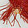Склярусна тасьма, колір Red AB (висота 15 см), 1 м, фото 3