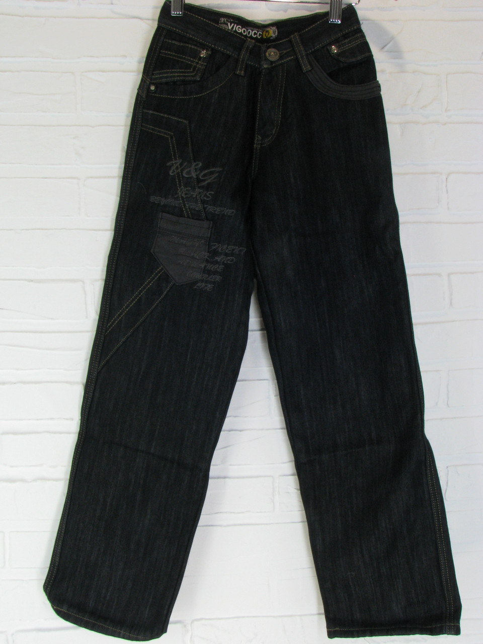 Джинси підліткові Vigoocc 3060 темно-сині 23