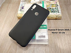 Чорний чохол SMTT для Huawei Honor 10 lite (матовий)