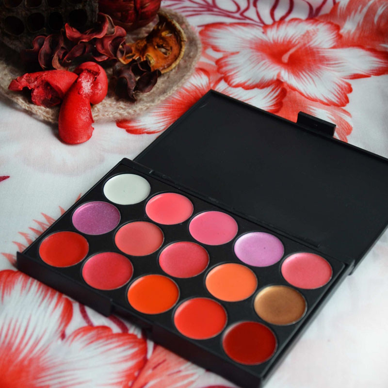 КУПИТИ ОПТом! Палітра помад 15 відтінків блиск, фото 1