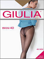 Эластичные матовые колготки GIULIA Bikini 40 2, NERO (черный)