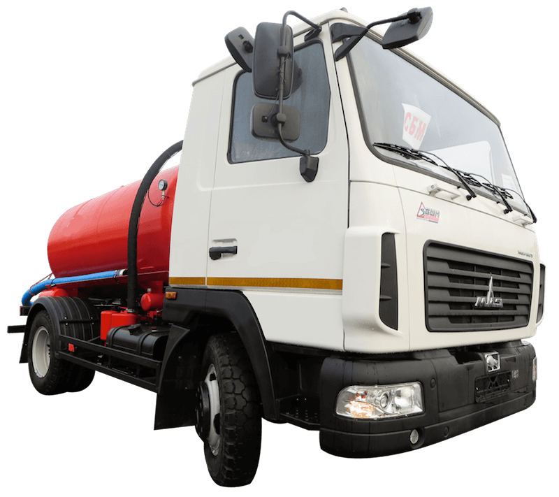 Вакумна машина на шасі МАЗ-4381 N2, МВ-9