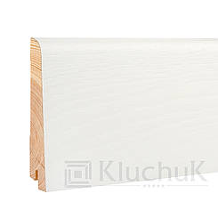 Плінтус Kluchuk White Plinth KLW-05 Євро 100мм