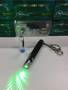 Лазерний покажчик на 1 AAA батарейки GREEN LASER POINTER ART-275 (120)