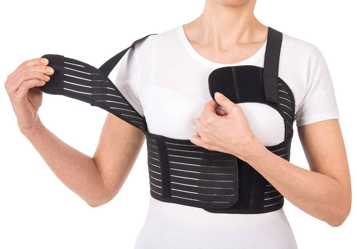Бандаж для фиксации грудной клетки женский (пористый) Тип 155 Ж (ID ...