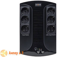 ДБЖ LogicPower LP 650VA-6PS, фото 1
