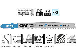 Пильні полотна для електролобзиків. Серія JT123X