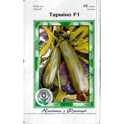 Насіння кабачка раннього, врожайного "Тарміно" F1 (10 насінин) від Clause, Франція, фото 2