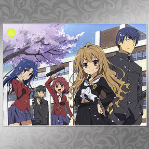 Плакат А3 Аніме Toradora 003